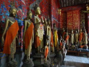 Les bouddha du Wat Xieng Thong