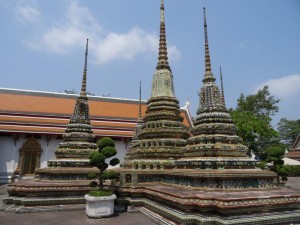 Dans la cour du Wat Pho