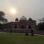 Sunset on the tomb