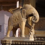 L'éléphant, symbolisant les maisons des premiers ministres