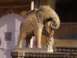 L'éléphant, symbolisant les maisons des premiers ministres