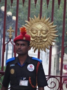 Le soleil, symbole du Maharaja d'Udaipur