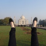 Devant le Taj Mahal - Inde