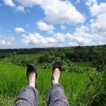 Devant le rizières de Jatiluwih - Indonésie